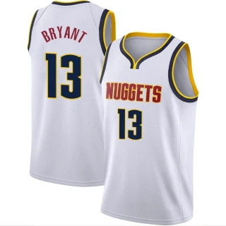 Youth Thomas Bryant Denver Nuggets White Swingman 2020/21 Jersey - Association Edition