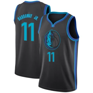 Youth Tim Hardaway Jr. Dallas Mavericks Anthracite Swingman 2018/19 Jersey - City Edition