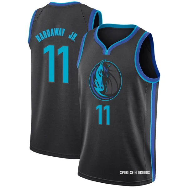 Youth Tim Hardaway Jr. Dallas Mavericks Anthracite Swingman 2018/19 Jersey - City Edition