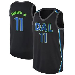 Youth Tim Hardaway Jr. Dallas Mavericks Black Swingman Jersey - City Edition