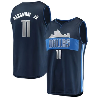 Youth Tim Hardaway Jr. Dallas Mavericks Navy Fast Break Jersey - Statement Edition
