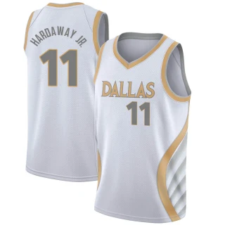 Youth Tim Hardaway Jr. Dallas Mavericks White Swingman 2020/21 Jersey - City Edition