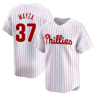 Youth Tim Mayza Philadelphia Phillies White Limited Home Jersey