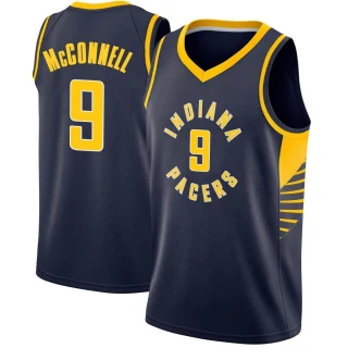 Youth T.J. McConnell Indiana Pacers Navy Swingman Jersey - Icon Edition
