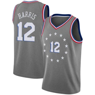 Youth Tobias Harris Philadelphia 76ers Gray Swingman 2018/19 Jersey - City Edition