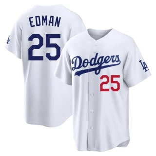 Youth Tommy Edman Los Angeles Dodgers White Limited Home Stadium Jersey