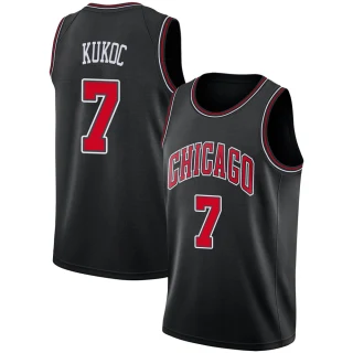 Youth Toni Kukoc Chicago Bulls Black Swingman Jersey - Statement Edition