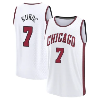 Youth Toni Kukoc Chicago Bulls White Swingman 2022/23 City Edition Jersey