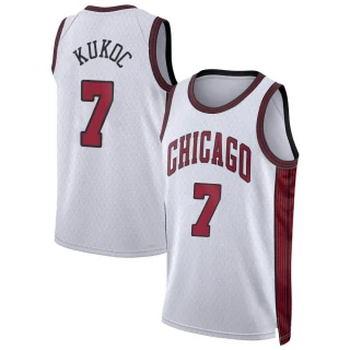 Youth Toni Kukoc Chicago Bulls White Swingman 2022/23 City Edition Jersey