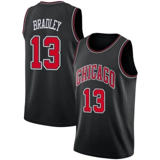 Youth Tony Bradley Chicago Bulls Black Swingman Jersey - Statement Edition