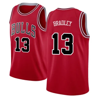 Youth Tony Bradley Chicago Bulls Red Swingman Jersey - Icon Edition