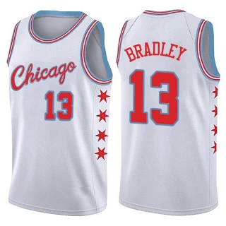 Youth Tony Bradley Chicago Bulls White Swingman Jersey - City Edition