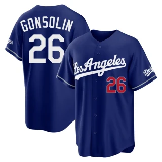 Youth Tony Gonsolin Los Angeles Dodgers Royal Limited Alternate Stadium Jersey