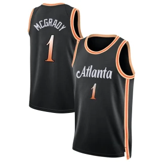 Youth Tracy McGrady Atlanta Hawks Black Swingman 2022/23 City Edition Jersey