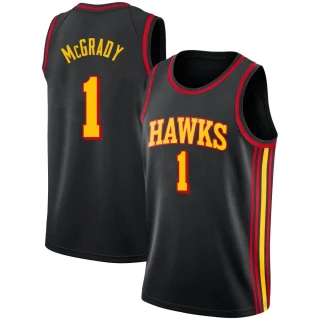 Youth Tracy McGrady Atlanta Hawks Black Swingman Jordan Brand Jersey - Statement Edition