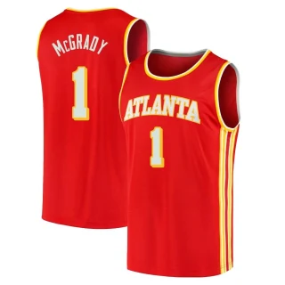 Youth Tracy McGrady Atlanta Hawks Red Fast Break 2020/21 Jersey - Icon Edition