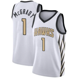 Youth Tracy McGrady Atlanta Hawks White Swingman 2018/19 Jersey - City Edition