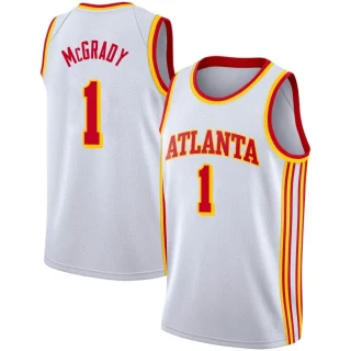 Youth Tracy McGrady Atlanta Hawks White Swingman 2020/21 Jersey - Association Edition