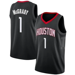 Youth Tracy McGrady Houston Rockets Black Swingman Jersey - Statement Edition