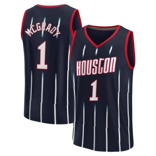 Youth Tracy McGrady Houston Rockets Navy Fast Break 2022/23 City Edition Jersey