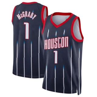 Youth Tracy McGrady Houston Rockets Navy Swingman 2021/22 City Edition Jersey