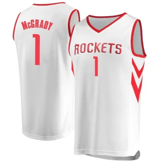 Youth Tracy McGrady Houston Rockets White Fast Break Jersey - Association Edition