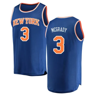 Youth Tracy Mcgrady New York Knicks Blue Fast Break Jersey - Icon Edition