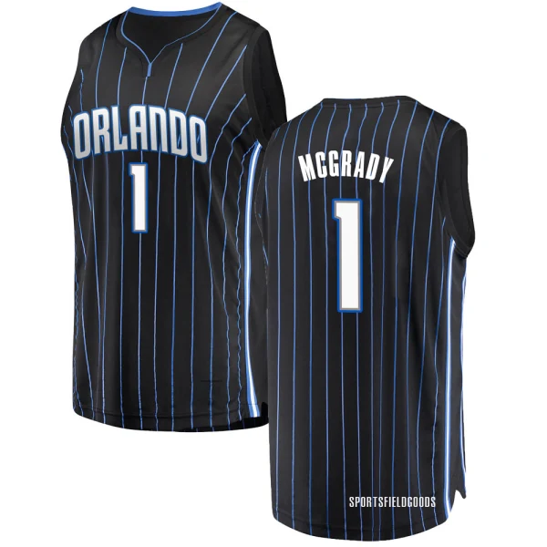 Youth Tracy Mcgrady Orlando Magic Black Fast Break Jersey - Statement Edition