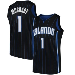Youth Tracy Mcgrady Orlando Magic Black Swingman Jersey - Statement Edition