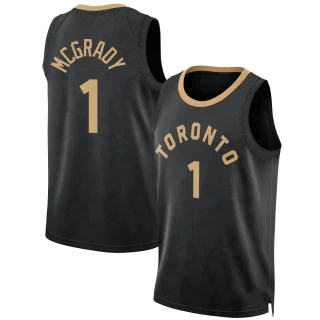 Youth Tracy McGrady Toronto Raptors Black Fast Break 2022/23 City Edition Jersey