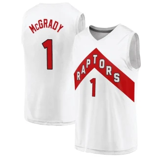 Youth Tracy McGrady Toronto Raptors White Fast Break 2020/21 Jersey - Association Edition