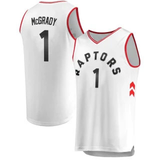 Youth Tracy McGrady Toronto Raptors White Fast Break Jersey - Association Edition