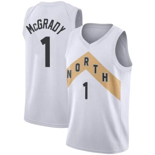 Youth Tracy McGrady Toronto Raptors White Swingman 2018/19 Jersey - City Edition