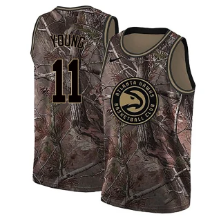 Youth Trae Young Atlanta Hawks Camo Swingman Realtree Collection Jersey