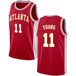 Youth Trae Young Atlanta Hawks Red Swingman Jersey - Statement Edition