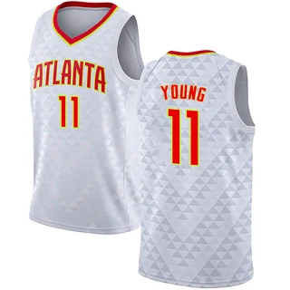 Youth Trae Young Atlanta Hawks White Swingman Jersey - Association Edition
