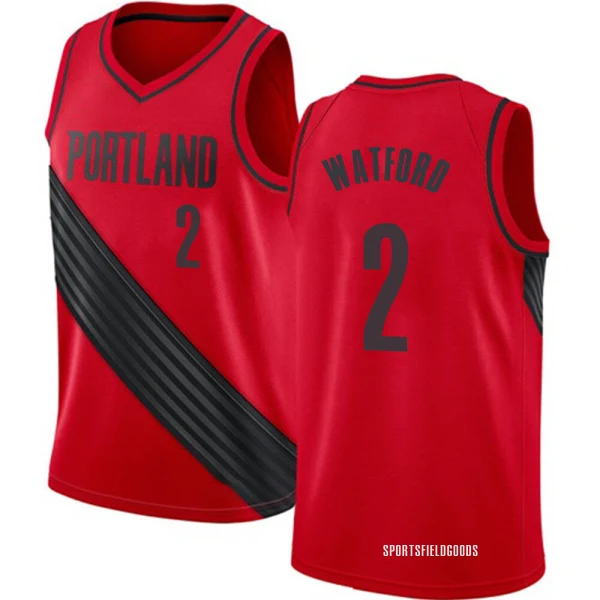 Youth Trendon Watford Portland Trail Blazers Red Swingman Jersey - Statement Edition