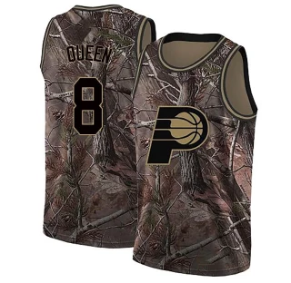 Youth Trevelin Queen Indiana Pacers Camo Swingman Realtree Collection Jersey