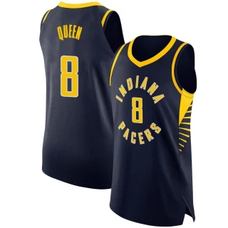 Youth Trevelin Queen Indiana Pacers Navy Authentic Jersey - Icon Edition
