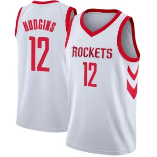 Youth Trevor Hudgins Houston Rockets White Swingman Jersey - Association Edition