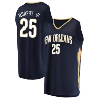 Youth Trey Murphy III New Orleans Pelicans Navy Fast Break Jersey - Icon Edition