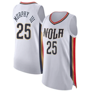 Youth Trey Murphy III New Orleans Pelicans White Authentic 2021/22 City Edition Jersey