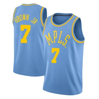 Youth Troy Brown Jr. Los Angeles Lakers Blue Swingman Hardwood Classics Jersey