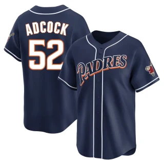 Youth Ty Adcock San Diego Padres Navy Limited Cooperstown Collection Jersey