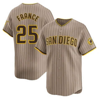 Youth Ty France San Diego Padres Limited Tan Alternate Jersey
