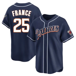 Youth Ty France San Diego Padres Navy Limited Cooperstown Collection Jersey