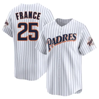 Youth Ty France San Diego Padres White Limited Cooperstown Collection Jersey