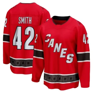 Youth Ty Smith Carolina Hurricanes Red Breakaway Special Edition 2.0 Jersey