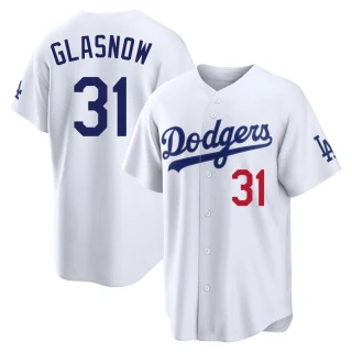 Youth Tyler Glasnow Los Angeles Dodgers White Limited Home Stadium Jersey