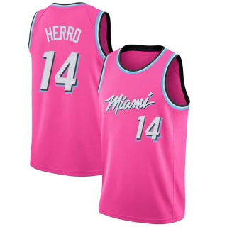 Youth Tyler Herro Miami Heat Pink Swingman 2018/19 Jersey - Earned Edition